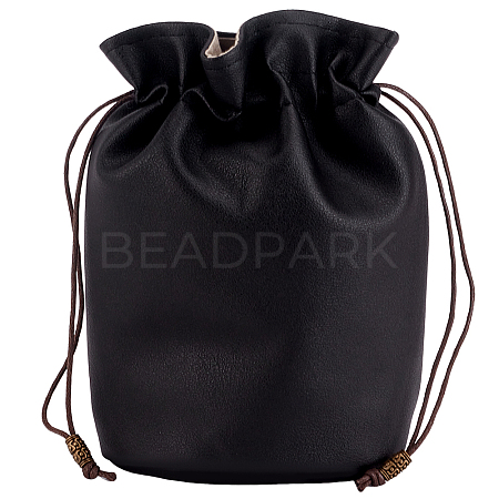 1Pc PU Leather Tea Set Storage Drawstring Bags ABAG-BBC0001-27B-1
