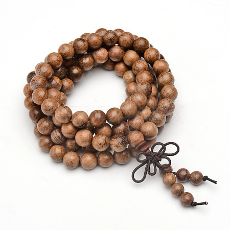 5-Loop Wrap Style Buddhist Jewelry BJEW-S125-22-1