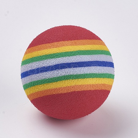 EVA Rainbow Color Activities Funny Balls AJEW-TZ0001-02-1