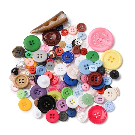 Plastic or Resin Buttons BUTT-XCP0001-14-1