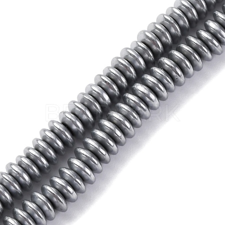 Electroplated Non-magnetic Hematite Beads Strands G-P571-B01-01E-1