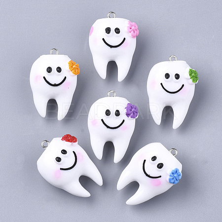 Resin Pendants X-RESI-T028-15-1