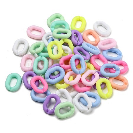 Frosted Acrylic Linking Rings FACR-Q013-01-1