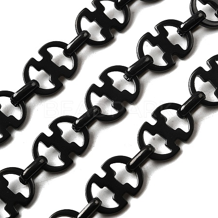 304 Stainless Steel Oval Link Chains CHS-S012-24B-1