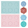 2Pcs 2 Colors Wax Particles Silicone Fixator DIY-NB0010-22B-1