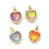 Glass Pendants KK-G424-14G-1