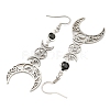 304 Stainless Steel Dangle Earrings for Women EJEW-F338-08P-2