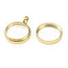 Ion Plating(IP) 304 Stainless Stee Locket Pendants STAS-S132-16G-02-2