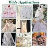 Flower Pattern Polyester Lace Fabic DIY-WH0061-021C-5