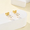 304 Stainless Steel Stud Earrings EJEW-I229-01G-A-5