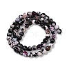 Natural Fire Crackle Agate Beads Strands G-C082-A01-30-3