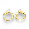 Brass Huggie Hoop Earring Findings LS-X-KK-R071-08G-1