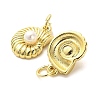 ABS Imitation Pearl Charms KK-M324-16G-2