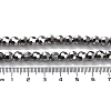 Electroplate Glass Bead Strands EGLA-R042-6mm-06-3