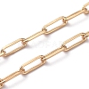 Soldered Brass Paperclip Chains CHC-G005-03G-3