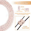 Natural Rose Quartz Multi Strand Links G-TAC0005-04B-6