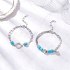 2Pcs 2 Styles 304 Stainless Steel Multi-layered Bracelets BJEW-JB12234-1