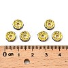 Brass Grade A Rhinestone Spacer Beads RSB038NF-14G-2