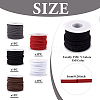 25m 5 Colors Flat Soft Nylon Braided Cord NWIR-CW0001-04-3