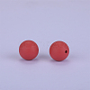 Round Silicone Focal Beads SI-JX0046A-94-5