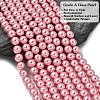 Eco-Friendly Glass Pearl Beads Strands HY-A008-8mm-RB109-2
