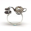 Teapot & Teacup Alloy Finger Rings for Unisex FS-WG8E880-01-5