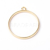 Zinc Alloy Open Back Bezel Pendants PALLOY-WH0082-39-1