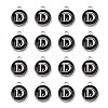 Platinum Plated Alloy Charms ENAM-S118-02D-P-2