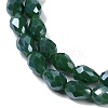 Opaque Solid Color Electroplate Glass Beads Strands LS-EGLA-N013-P6mm-B04-3