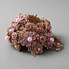 3D Flower Polyester Ribbon OCOR-WH0081-01-2