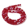 Transparent Glass Beads Strands EGLA-A034-T4mm-MB07-3