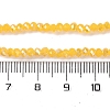 Baking Electroplate Glass Beads Strands DGLA-A039-J4mm-B13-4