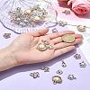 12 Styles ABS Plastic & CCB Plastic Pendants KY-YW0001-67-4