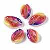 Printed Natural Cowrie Shell Beads X-SSHEL-R047-01-A02-2