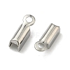 Tarnish Resistant 304 Stainless Steel Folding Crimp Ends LS-X-STAS-R063-28-3