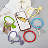 CRASPIRE 6Pcs 6 Style Silicone Phone Lanyard AJEW-CP0001-92-4