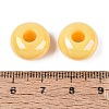 Opaque Acrylic European Beads OACR-E033-19R-3