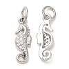 Brass Micro Pave Cubic Zirconia Pendants KK-Q775-04P-1
