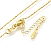 Brass Box Chain Necklaces for Women NJEW-M045-02G-2