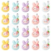 25Pcs 5 Colors Opque Resin Animal Pendants RESI-CJ0003-76-1