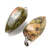 Natural Unakite Pendants GG-K002-16K-2