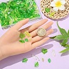 240Pcs 8 Styles Transparent Acrylic Pendants TACR-YW0002-48-4