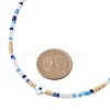Glass Beaded Necklaces NJEW-JN04896-6