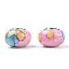 Opaque Resin European Beads RPDL-T003-09B-2