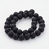 Natural Lava Rock Beads Strands G434-13-2