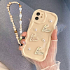 SUPERFINDINGS 1 Set ABS Plastic Imitation Pearl & Wood & Polymer Clay Beaded Mobile Straps HJEW-FH0001-54-7