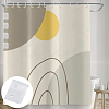 5 Sets Self Adhesive ABS Plastic Shower Curtain Clips DIY-CN0003-12-4