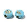 Plating Acrylic Beads OACR-P017-A08-3