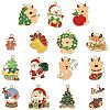 15Pcs 15 Styles Christmas Theme Alloy Enamel Pendants ENAM-FS0003-96-1