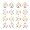 Golden Plated Alloy Charms X-ENAM-S118-01U-2